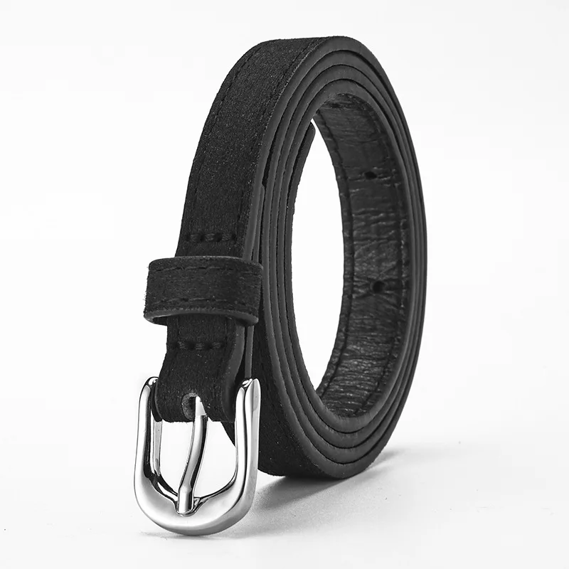Chic Minimalist Women's Leather Belt - Versatile Accessory
