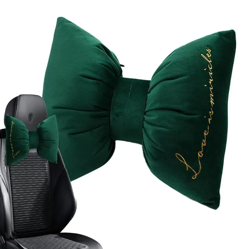 

Bow Tie Shape Car Headrest Comfortable Head Rest Cushion Neck Support Cushion Road Trip Essentials For Car Trucks Minivans SUVs
