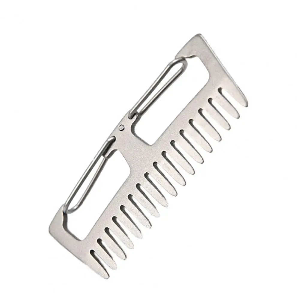 

Щетка для волос, легкая карманная расческа, портативная подвесная Расческа с пряжкой, полезное средство для кожи, аксессуары для кемпинга