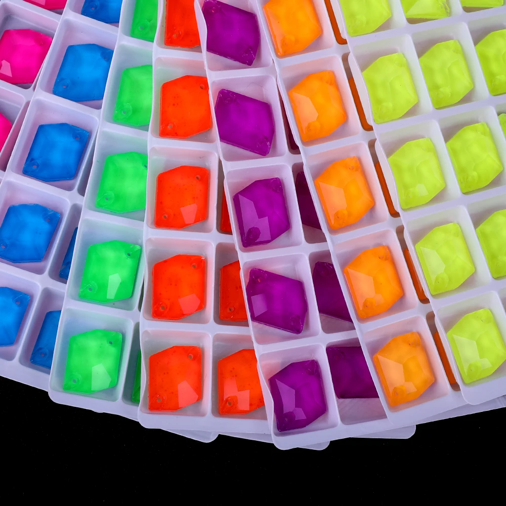 Vc fluor zierende kosmische nähen auf Strass kosmischen Nähen Diamant Glas Diamant Flatback DIY Zubehör Hochzeit – Detail 2