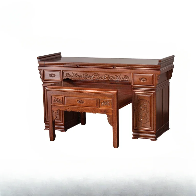 

Table for God of Fortune Buddha Table Old-Fashioned Square Table for Eight People Altar Buddha Hall Incense Table Middle Hall