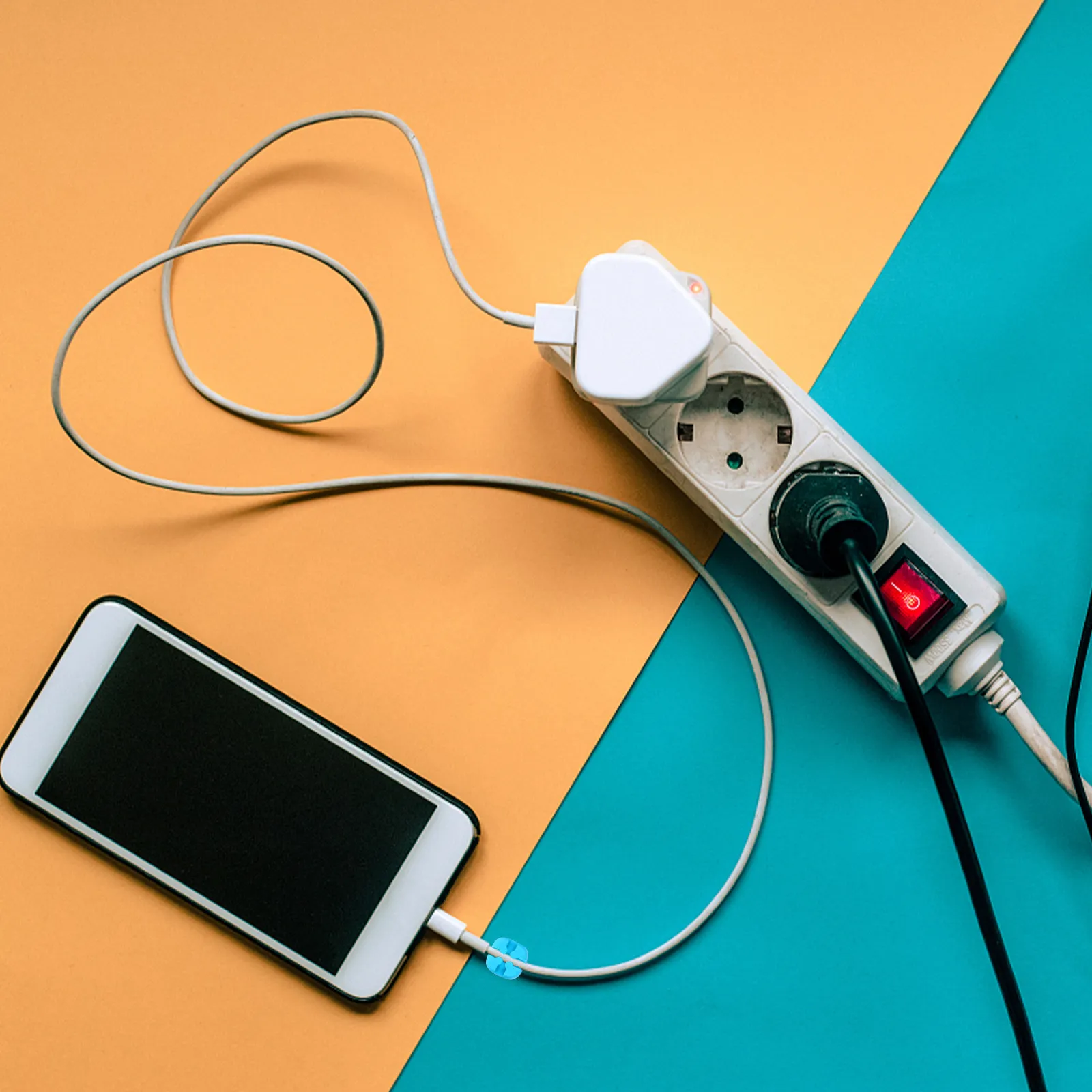 5Pcs 다기능 실리콘 케이블 정리 도구 책상 벽 테이블 전원 USB 데이터 충전 케이블 와이어 관리용 코드 홀더