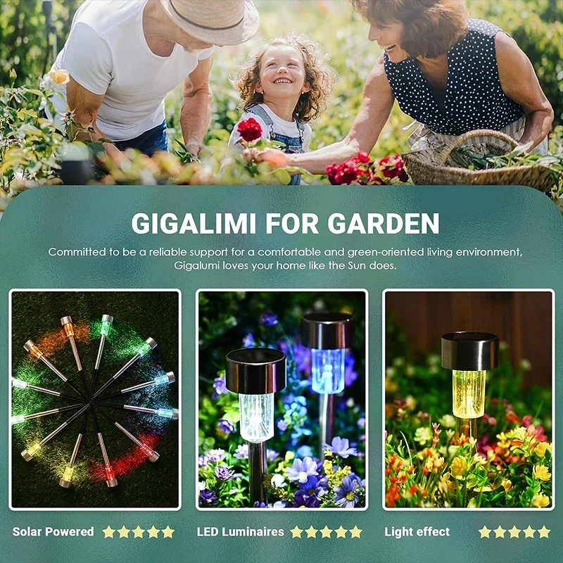 Solar Garden Light Set 4