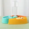 3in1 Pet Feeder Drinking Device Cat Bowl Dry Wet Separation Prevent Tipping Over Cat Dog Water Feeder Pet Kitten Puppy Supplies