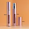 PORTABLE REFILLABLE PERFUME BOTTLE - Ultra-fine Spray Bottle with 0.17 Oz. Capacity for On-the-go Perfume Use. 4