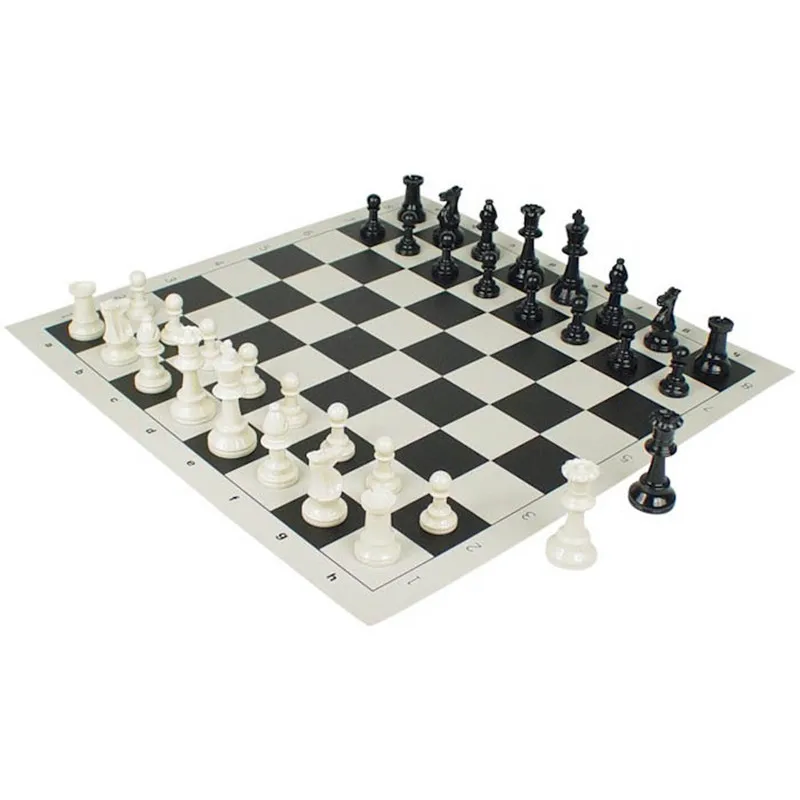 Chess Game King 97mm Resin Chess Pieces With 51cm Chessboard Set Games