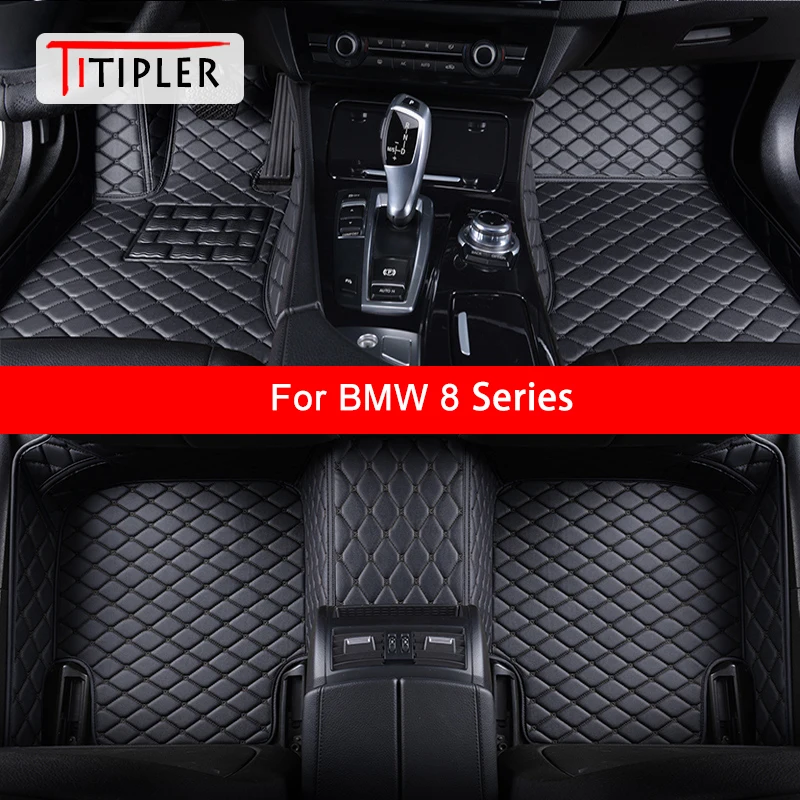 

TITIPLER Custom Car Floor Mats For BMW 8ER G14 Convertible G15 Coupe G16 GranCoupe M8 Auto Accessories Foot Carpet