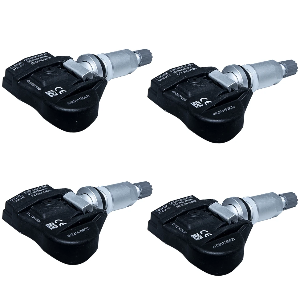 4H231A159CD 타이어 압력 모니터 센서 4pcs Super V8 2008-2009 S-Type XFR XJ XK Vanden Plas For Range Rover Sport/Evoque