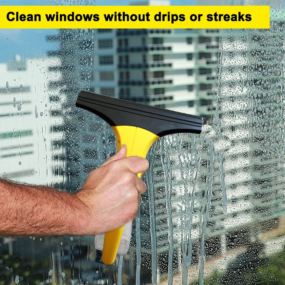 Cordless Rechargeable Automatic Window Vacuum Squeegee Portable Glass Cleaning Machine For Showers, Mirrors, Glass, & Countertop 2