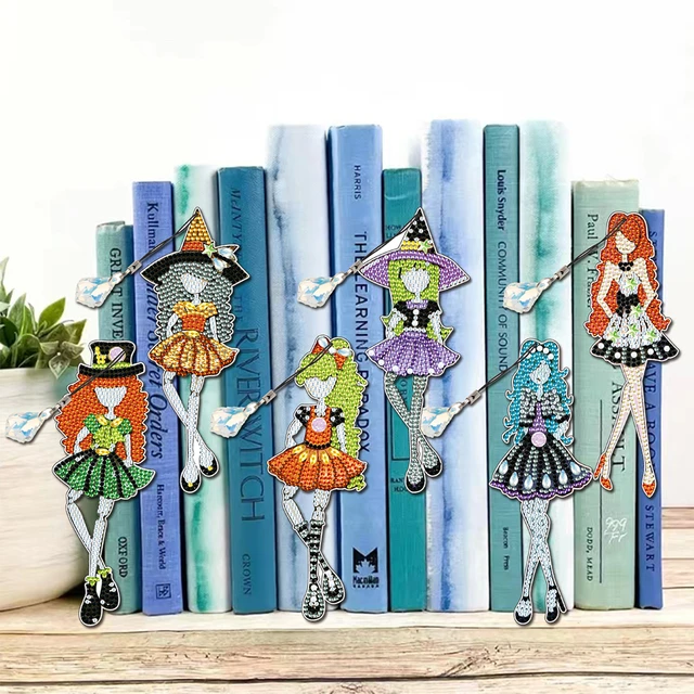 Diamond Painting Bookmark Books  Diamond Painting Bookmark Kits - 6pcs  Special - Aliexpress