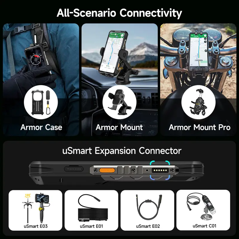 Ulefone Armor 28 Pro 5G AI Rugged Phone 512GB ROM Smartphone 120W MTK Dimensity 7300  10600mAh 6.67”AMOLED 64MP Mobile phone - Image 6