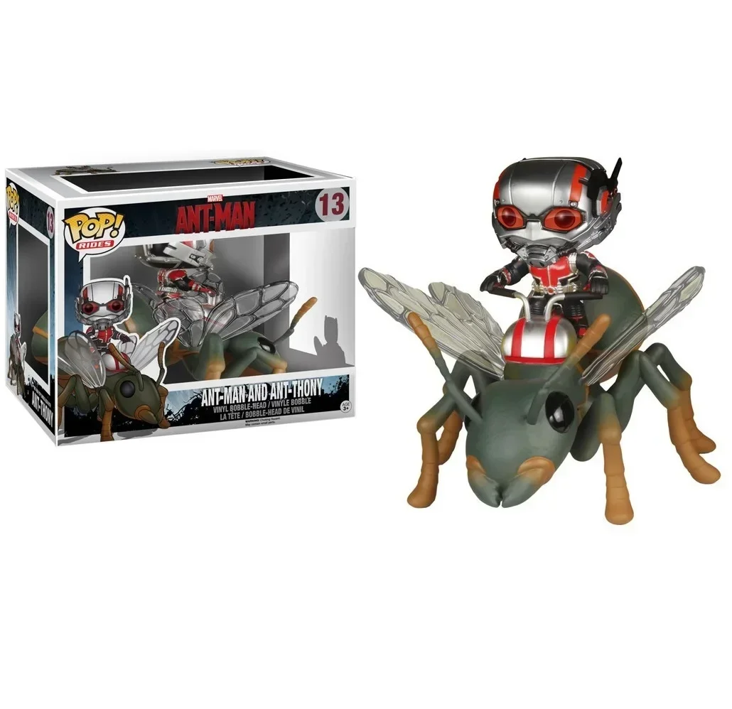 Funko Pop Film E Tv Avengers Ant-Man Rides Flying Ant Version 13 # Vinyl Action Large Figures Collection Model Giocattoli Per Bambini