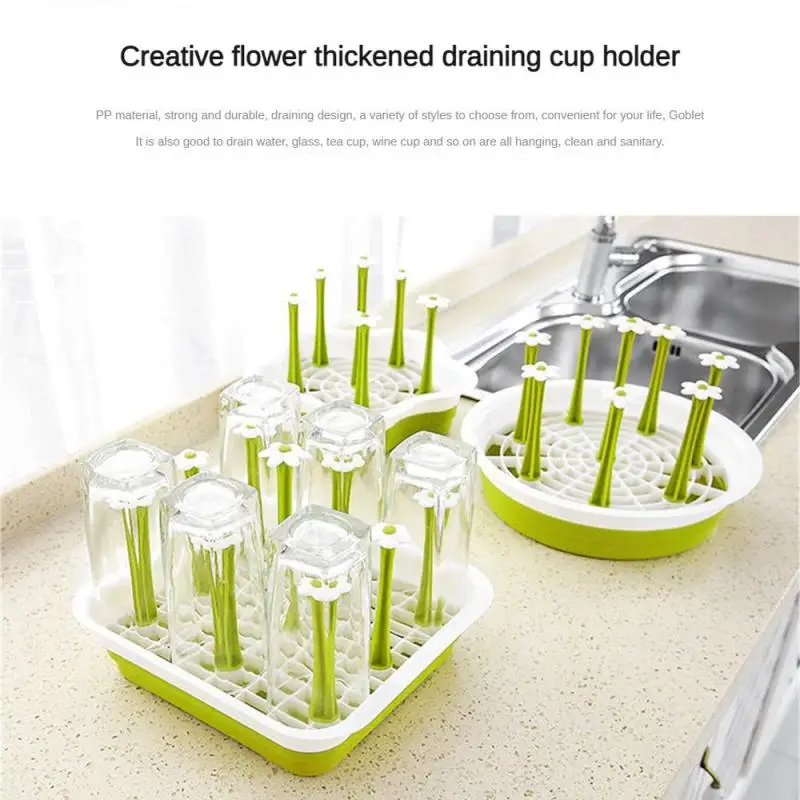 Cup Drying Rack Stand 8 Cup Plastic Drainer Holder Rack Non - Temu Germany