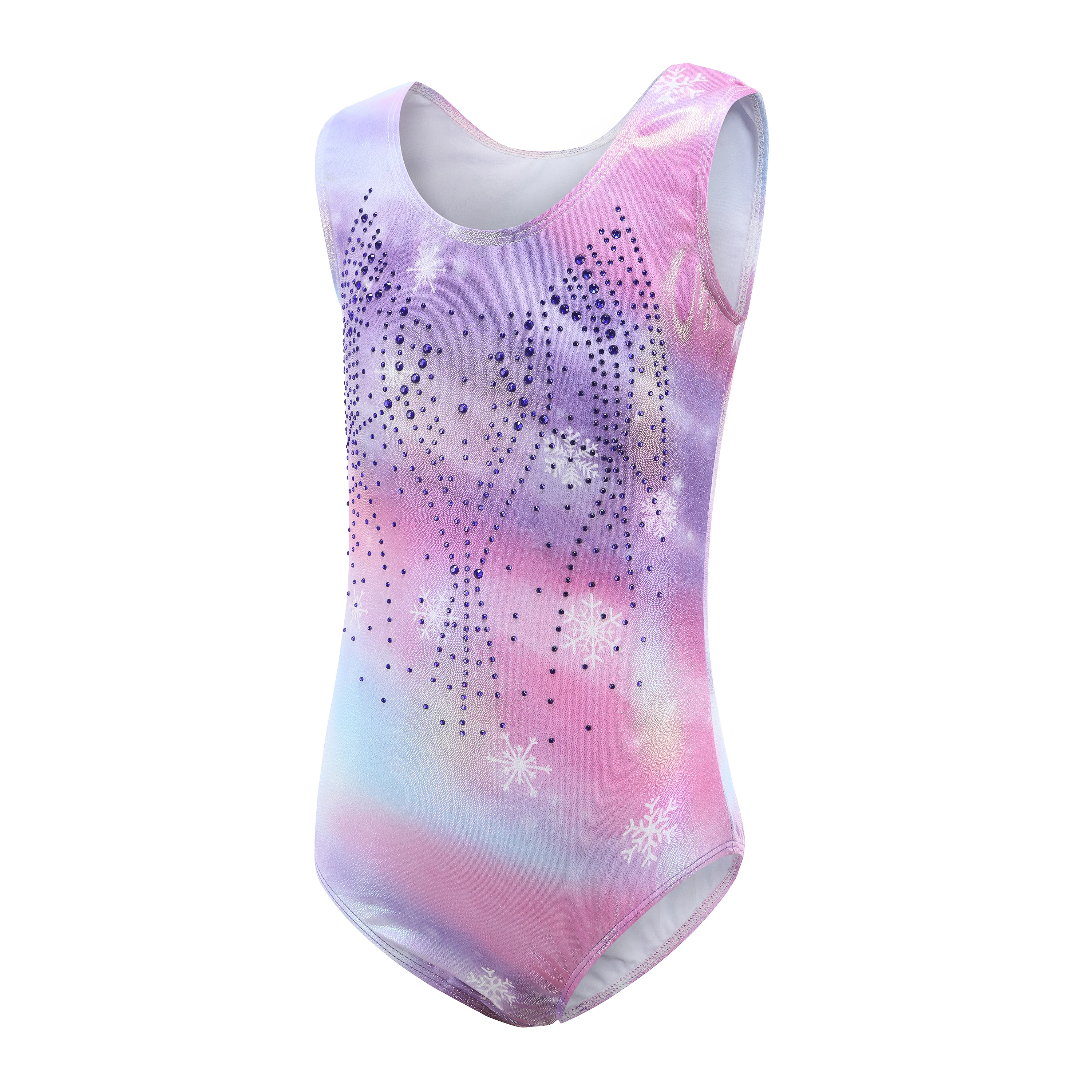 Hochwertige, preiswerte Kinder-Mädchen-Kind-Spandex-Wettbewerbs-Regenbogen-Sterntanz-Gymnastik-Trikots zum Verkauf – Detail 27