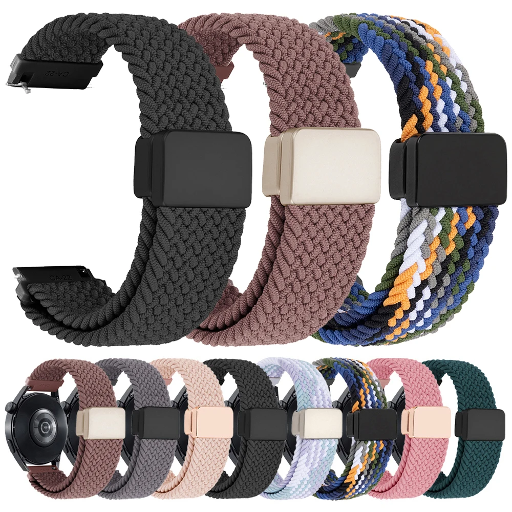 Premium Magnetic Buckle Nylon Strap in 20-22mm Size