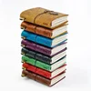 Fromthenon Vintage Crazy Horse Cowhide Hand Made Traveler's Notebook Mini Loose Leaf Notebooks Mini Pockets Journal 5