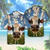 Farm Floral Cow Men's Shirts Hawaiian Shirt 3D Printed Funny Cows Shirts For Men Vacation Casual Y2k Animal Women Lapel Tops 4
