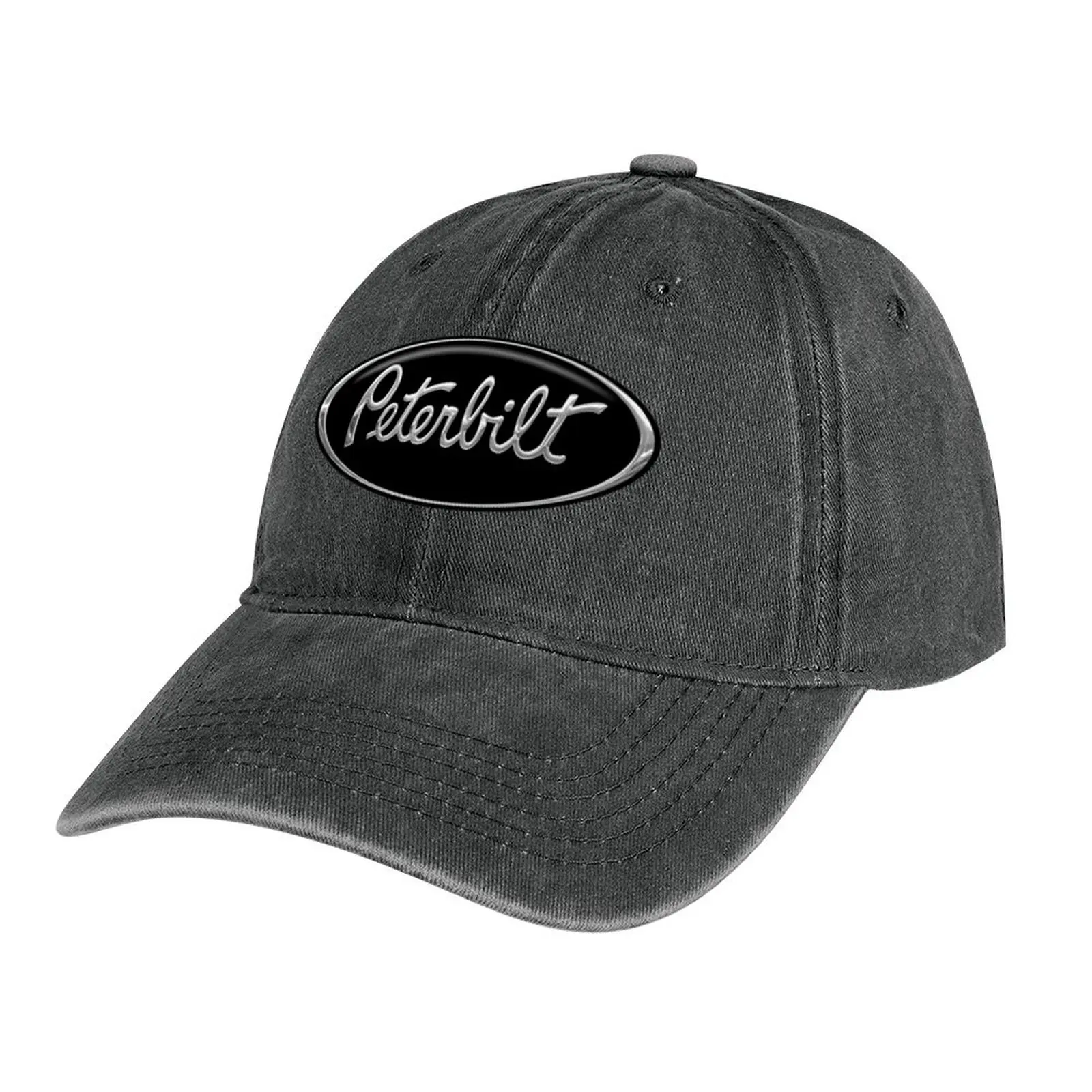 Peterbilt Truck Logo Metal Cowboy Hat Foam Party Hat Hat Beach Horse Luxury Brand Caps For Men Women'S