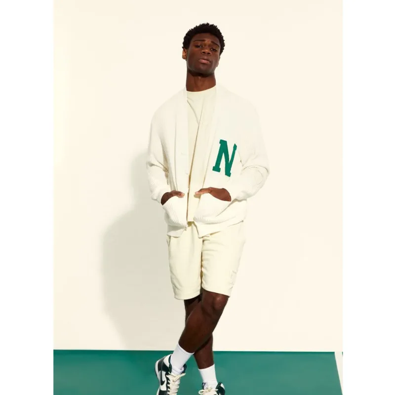 Neutrals Knitted Cardigan Sweater Men 