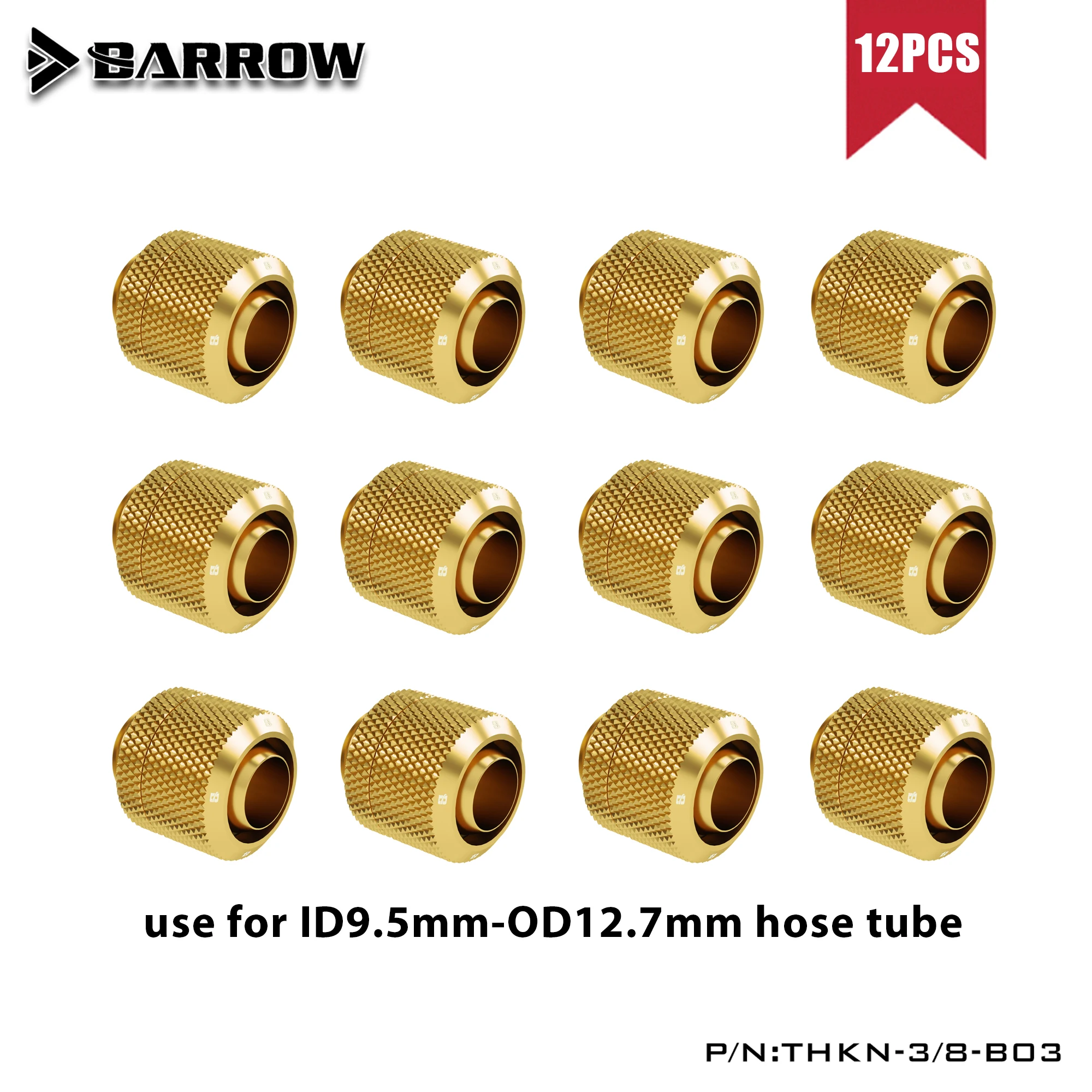 Barrow 12 Pcsthkn3 8-b03 id od 10×13 mm Acessórios para Tubos Macios g1 Acessórios para Tubos Macios