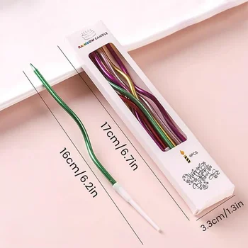 Curved Birthday Cake Candles 1