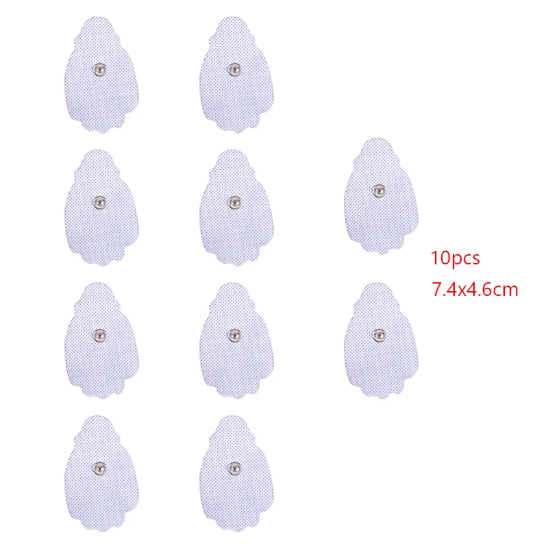 10pcs Self Replacement Reusable Electrode Pads Tens Electrodes Non-woven Muscle Stimulator Pads