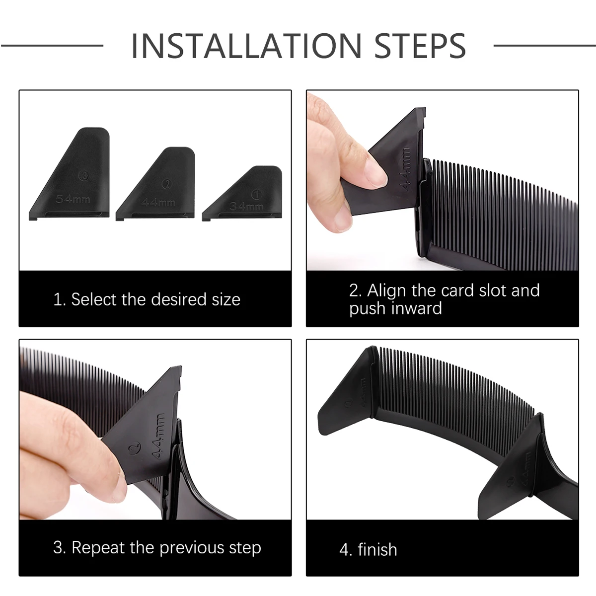 Curved Barber Haircut & Styling Comb Tool