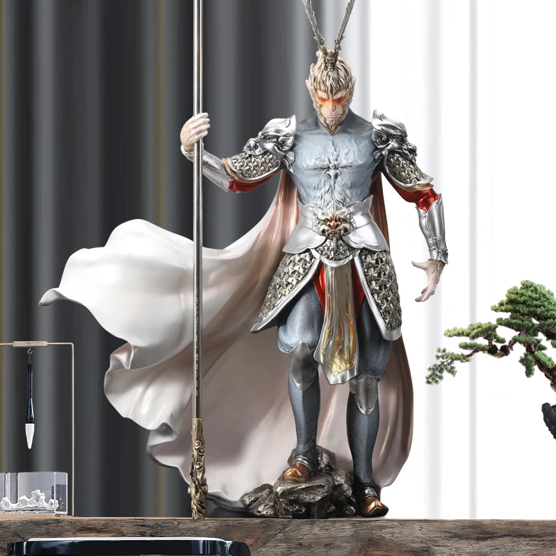 

Скандинавский стиль, домашний декор, статуя, креативная мультяшная скульптура WuKong, декор для гостиной и офиса, большая Художественная Скульптура, Бытовые аксессуары