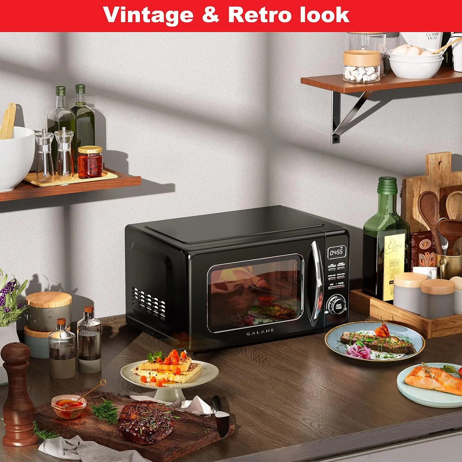 Microwave Oven with Auto Cook , Defrost, Quick Start Functions 5