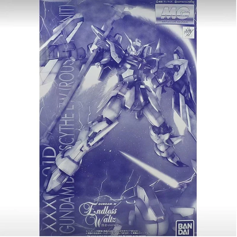 재고 있음 반다이 오리지널 MG 1/100 데저트 자쿠 데스사이드 셴롱 윙 빅 건 건담 조립 모델 컬렉션 휴일 선물