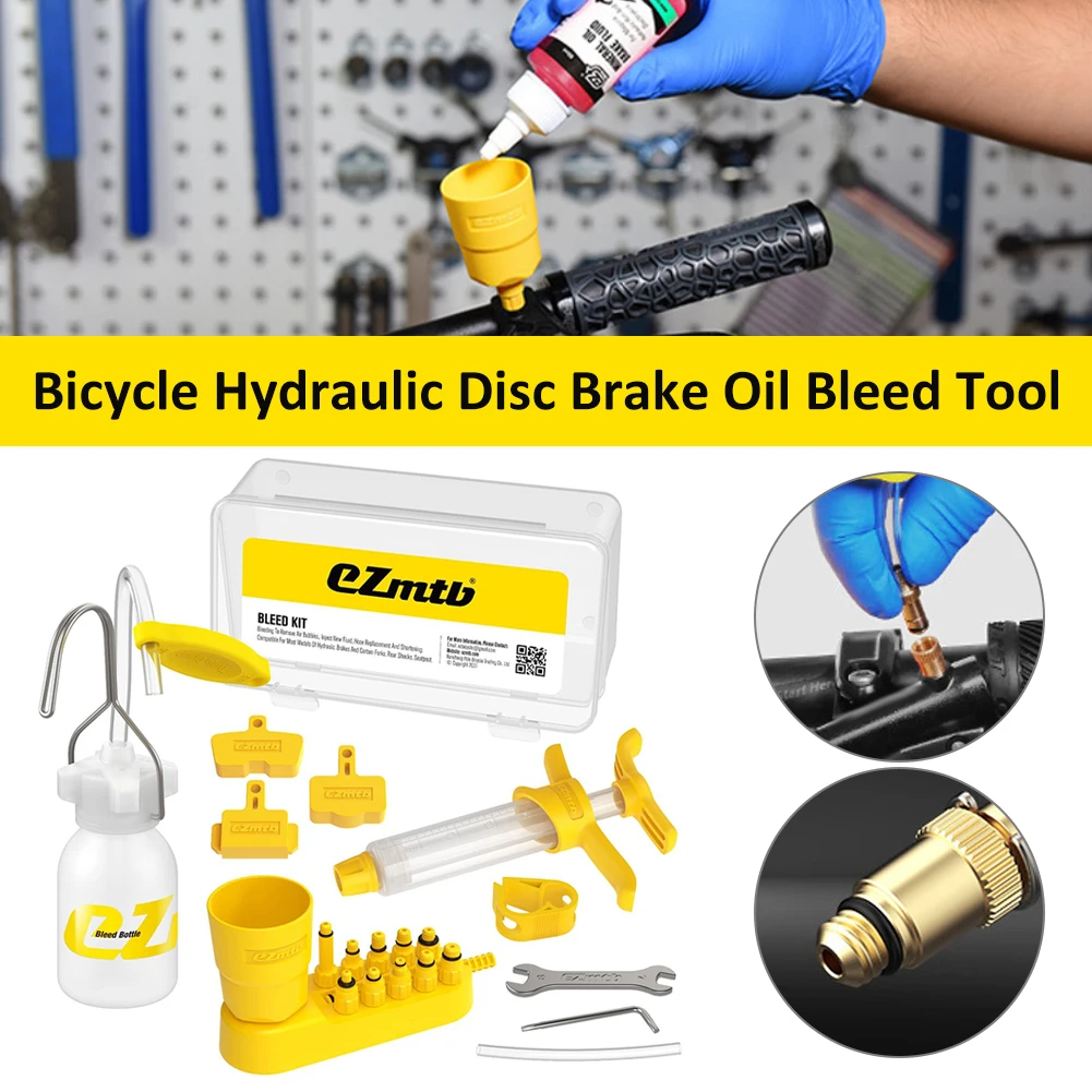

2023 MTB Bicycle Hydraulic Disc Brake Oil Bleed Kit For SRAM SHIMANO MAGURA Avid Series MTB Road Bike Brake Repair Tools