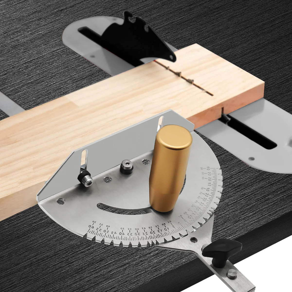 CRTOL Precision Miter Gauge W/ A Standard Slot -Universal Table Saw Miter  Gauge High Accuracy Miter Saw Protractor with 27 Angle - AliExpress