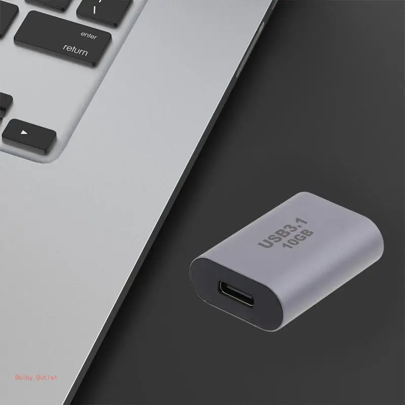 Type to USB Adapter Type Female to USB Female Adapter Data Charging Converter for Laptop