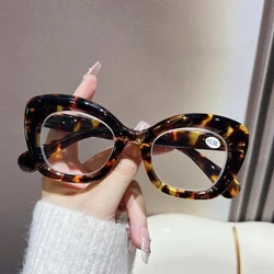 Wide, Fashionable, and Personalized Reading Glasses for Seniors - Bestselling Eyewear (Leopard)