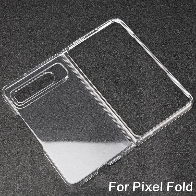 Cover Trasparente Per Google Pixel Fold Clear Case Pc Hard Back Case Per Google Pixel Fold 5G Antiurto Full Protection Shell