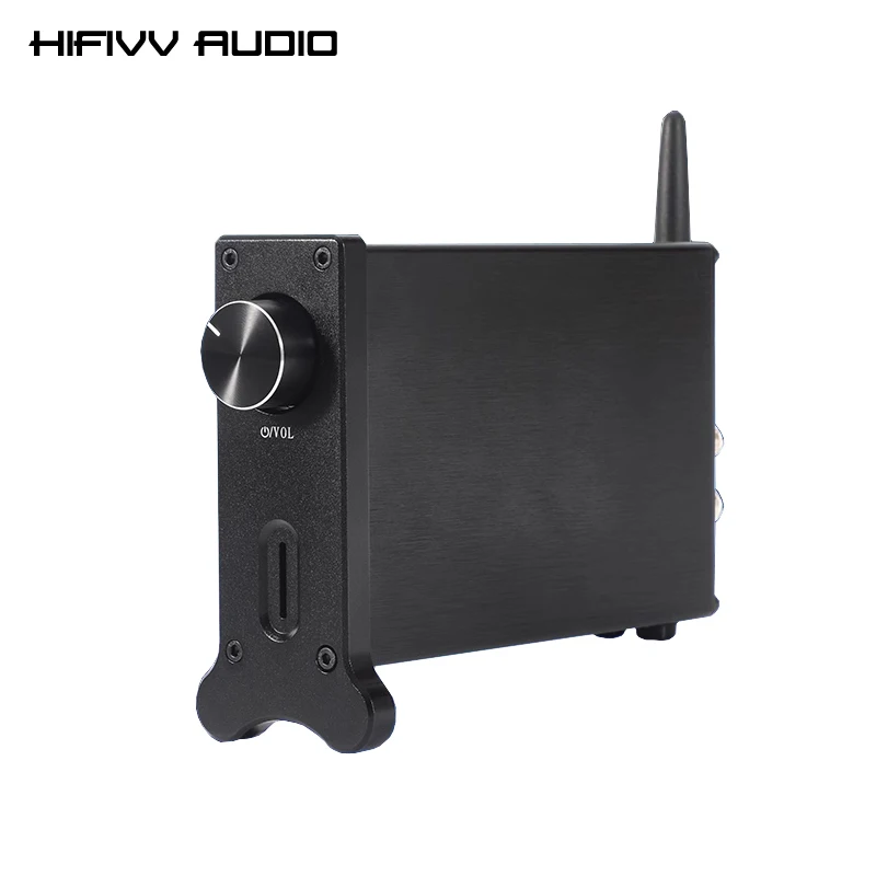 

300W * 2 Высококачественный стереозвук Высокомощный цифровой усилитель мощности для домашнего громкоговорителя Звуковой звук TPA3255 Чип QCC3034 5.1 Независимая декодировка 2CH Настольный компьютер Классический уникаль