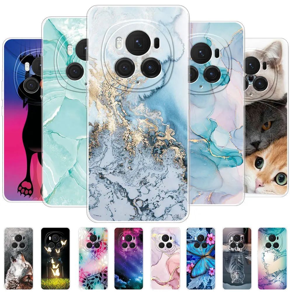 Per Honor Magic6 Pro 5G Custodia Trasparente In Silicone Morbido Custodia Per Telefono Moda Per Honor Magic6 5G Proteggi La Cover Posteriore Su Magic 