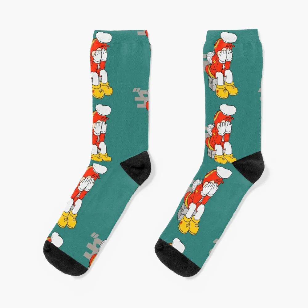 

JOLLIBEE SADBOI KAMUSTA KA BIG 2 Socks essential bright garter Men Socks Women's