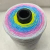 500g Gradient Cake Cotton Thread 4 Strands Mercerized Cotton 100% Cotton Thread Hand-woven DIY Sweater Scarf Glove Material 3