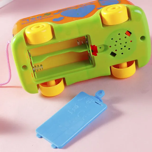 1pcs Baby Toys Music Cartoon Bus Phone Educational Developmental Kids Toy Gift Children Early Learning Exercise Baby Kids Game 5