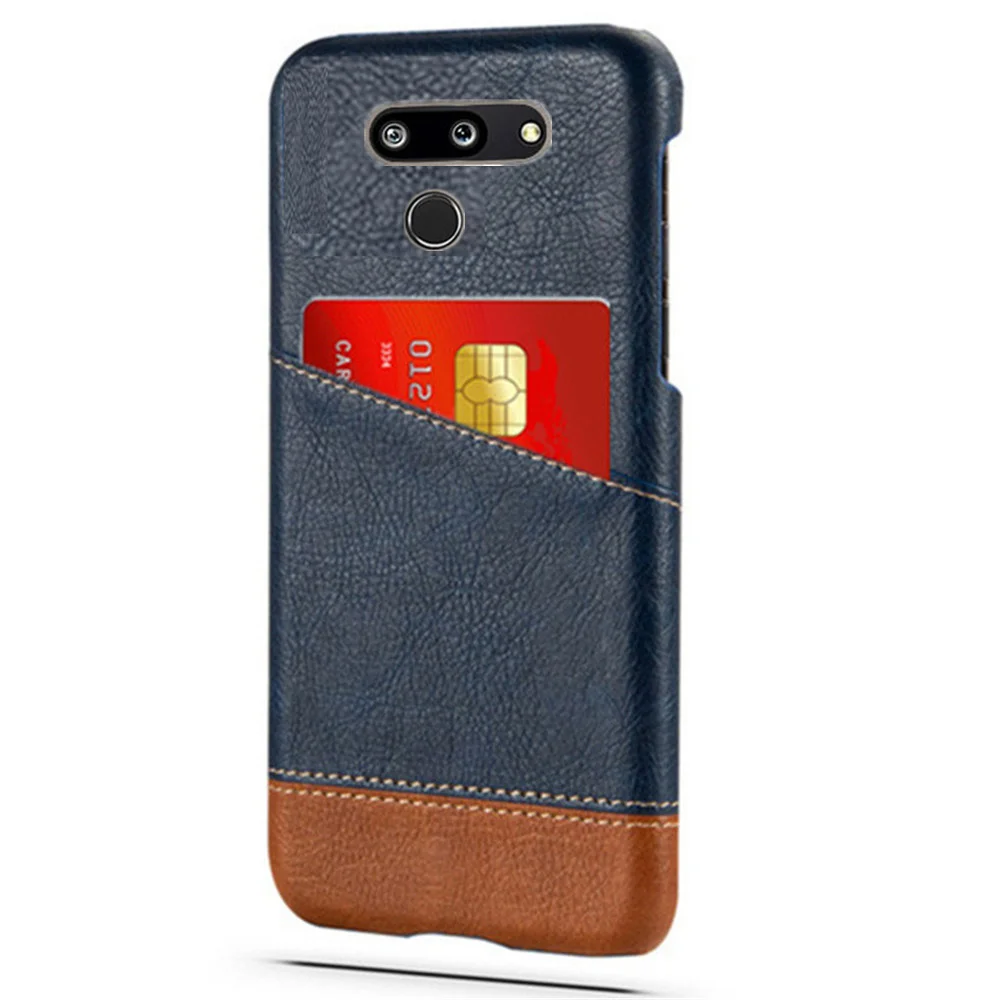 Wallet Case For LG G8 ThinQ Case Mixed Splice PU Leather Credit Card Cover for LG G8s ThinQ LGG8 G 8 Case Coque for LG G8S ThinQ