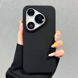 Luxury Liquid Silicone Shockproof Phone Case - Soft Back Cover Accessory for HUAWEI Pura 90 Pro Max (1 color)