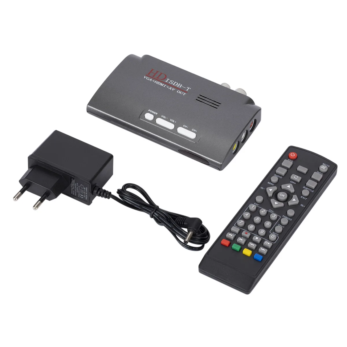 SINTONIZADOR DE TV DIGITAL ISDB-T HDMI / RCA USB CON CONTROL REMOTO