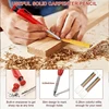 2.8mm Mechanical Carpenter Pencil Set, Needle Nose Tip Hole Marker with Built in Sharpener, Scribe Making Tools for Woodworking 3