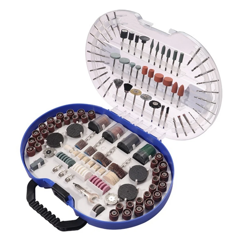 276PCS Electric Grinder Parts Kit Woodworking Root Jewelry Jade Cutting Grinding Polishing Engraving Machine Portable