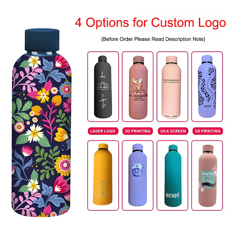 Custom Logo Large Vacuum Flask Stainless Steel Portable Thermos Outdoor Sports Water Bottle Travel Mug 500/750ml_voghion.com