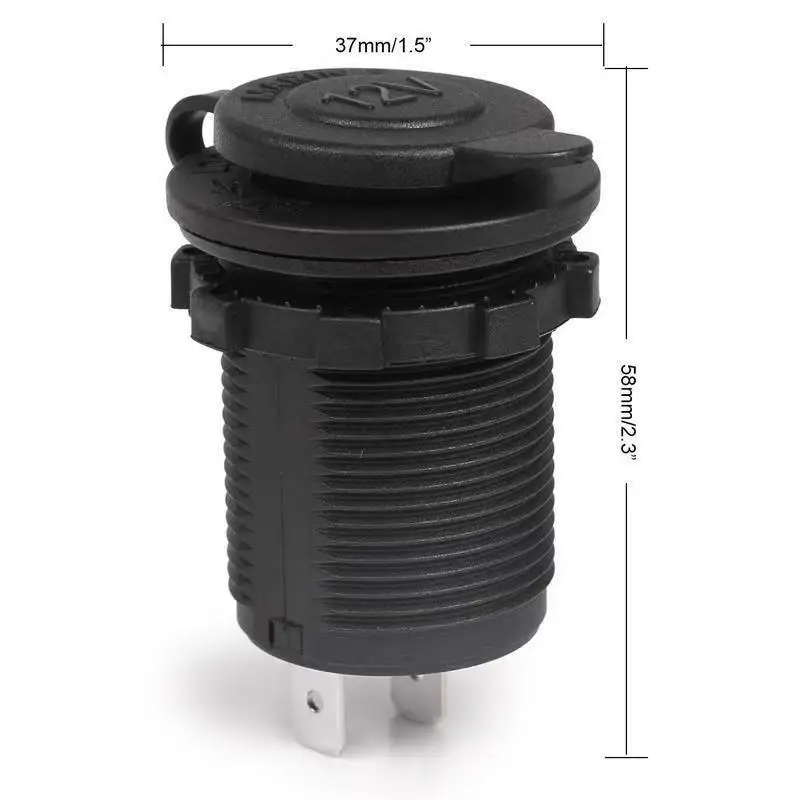 12V-24V 자동차 개조 소켓 자동차 개조 시가 라이터 여성 소켓 자동차 충전기 소켓