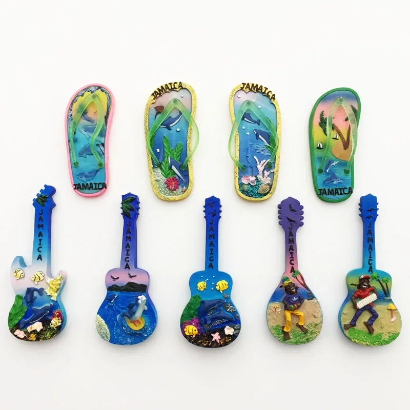 Magneti per il frigo della giamaica souvenir turistici adesivi magnetici per frigorifero adesivo Stereo 3d decorazioni per la casa artigianato regali di viaggio  15