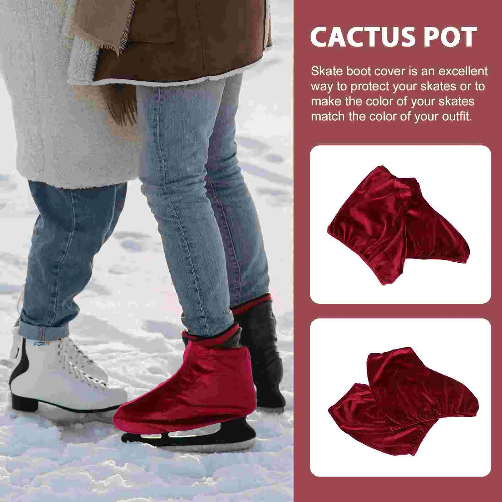 Portable Boot Protectors Skate Covers Ice Skates Covers Wear Resistant Skates Anti Dirty Boot Cover Skating
