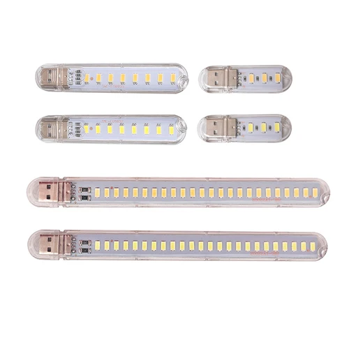 미니 USB 책 조명 휴대용 USB LED 램프, DC 5V 울트라 브라이트 독서 램프, 파워 뱅크 캠핑 PC 노트북용 USB 야간 조명 3